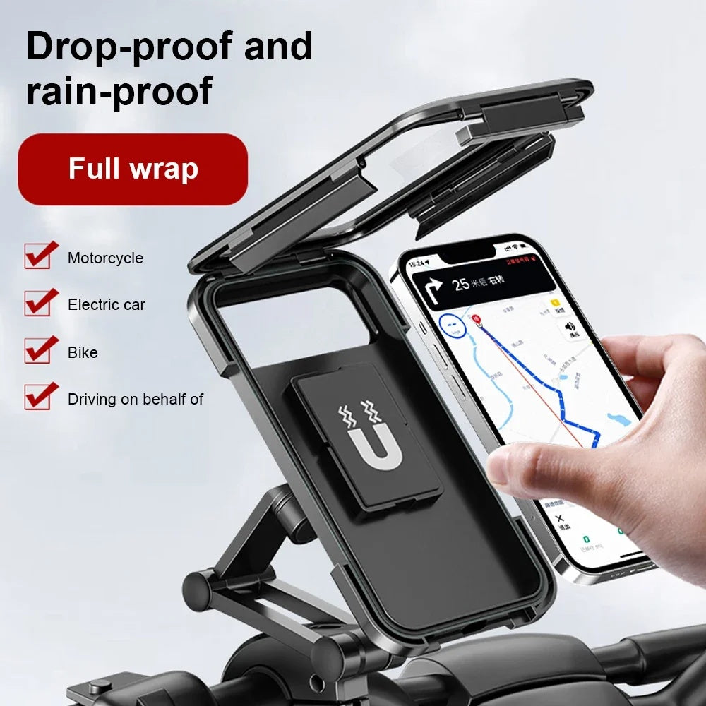 Waterproof 360° Magnetic Bike Phone Holder
