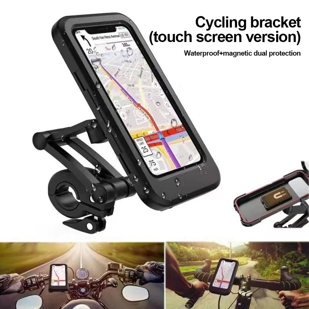 Waterproof 360° Magnetic Bike Phone Holder