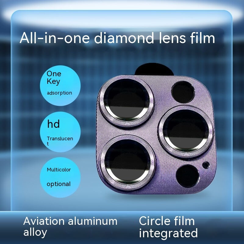 Stylish Rhinestone Lens Protector for Extra Camera Protection