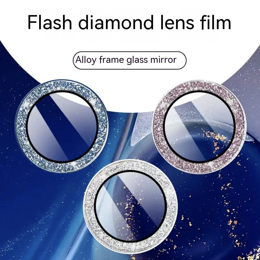 Stylish Rhinestone Lens Protector for Extra Camera Protection