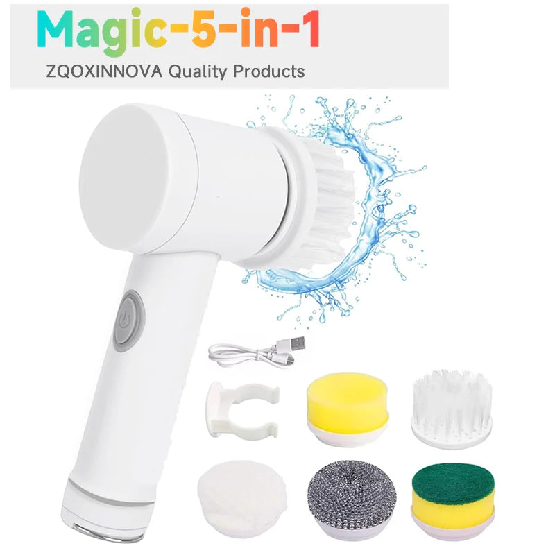 Effortless clean; Electric scrubber