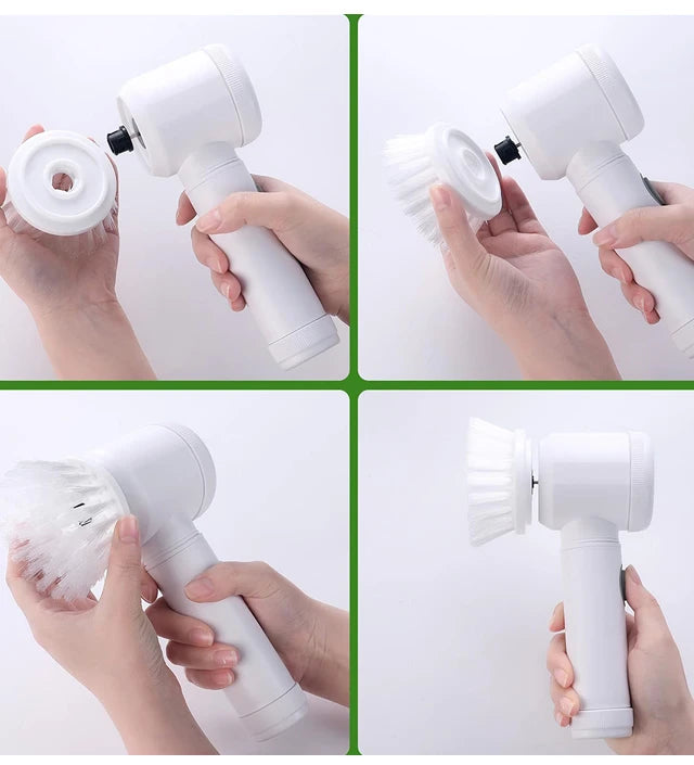 Effortless clean; Electric scrubber