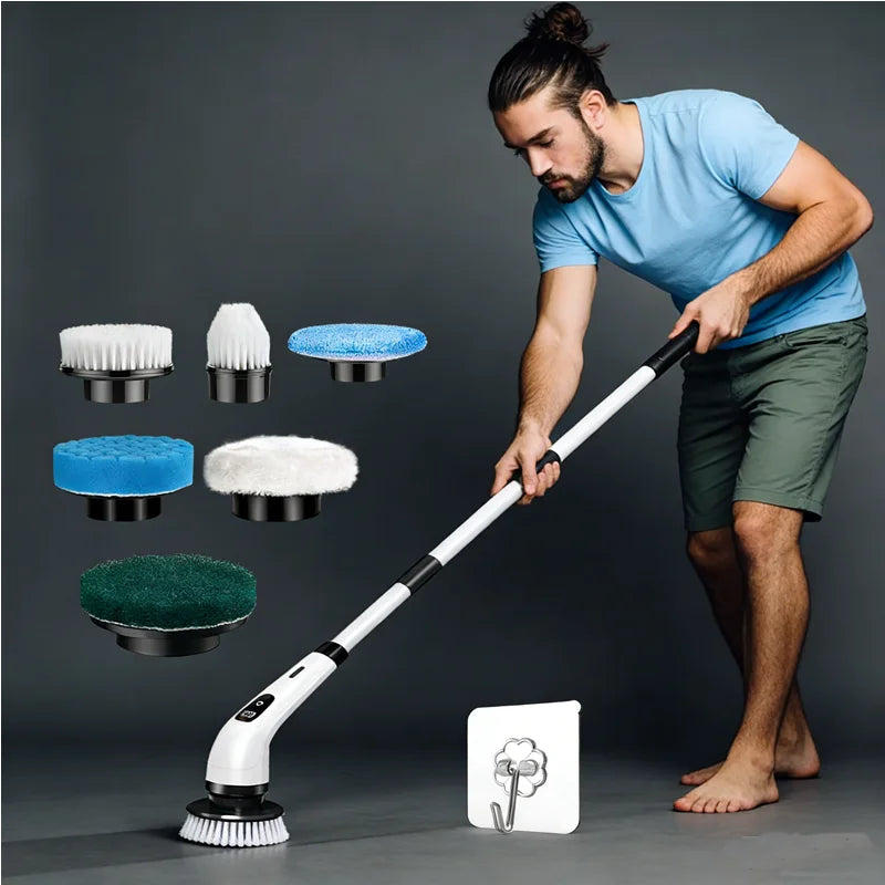 Effortless clean; Electric scrubber
