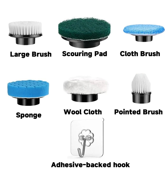 Effortless clean; Electric scrubber
