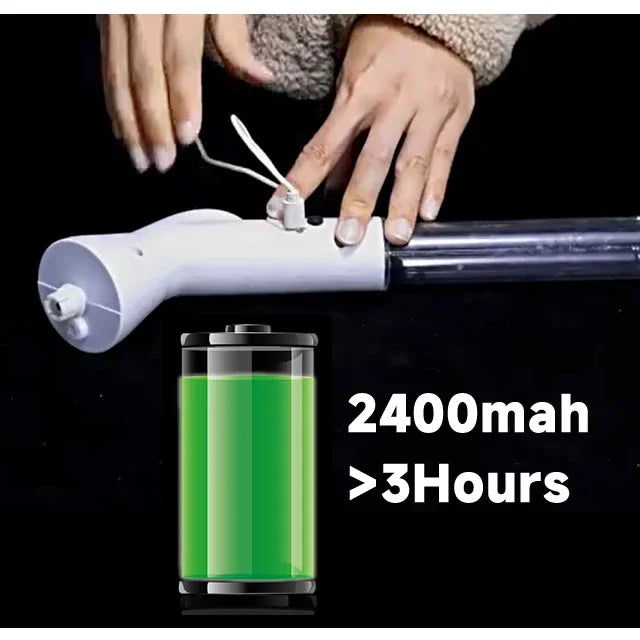 Effortless clean; Electric scrubber