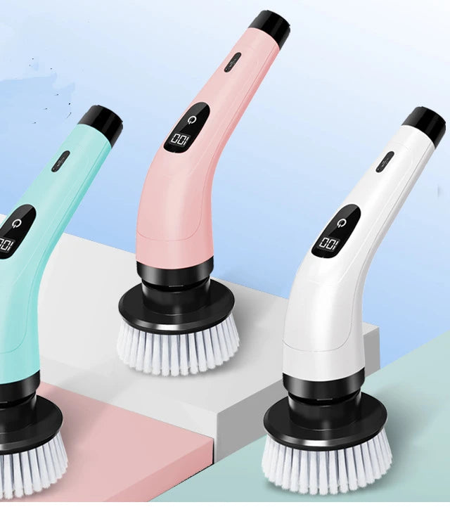Effortless clean; Electric scrubber