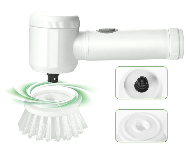 Effortless clean; Electric scrubber