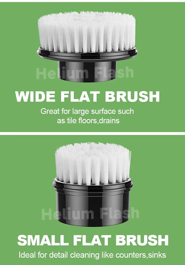 Effortless clean; Electric scrubber