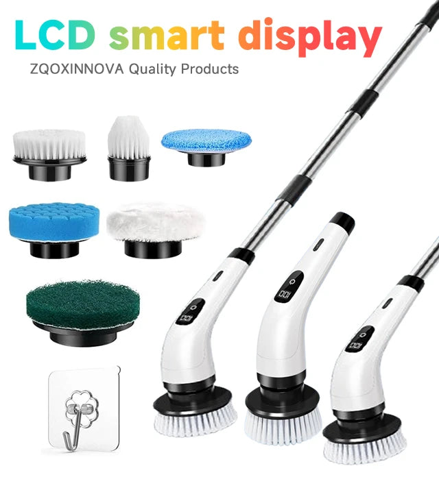 Effortless clean; Electric scrubber