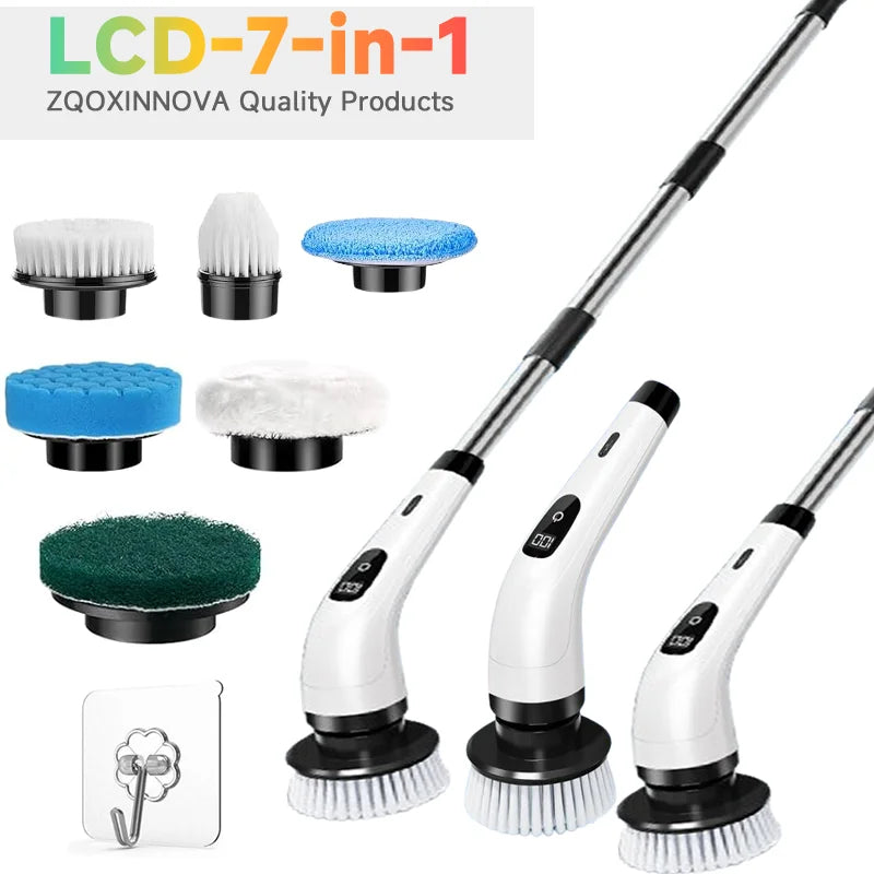 Effortless clean; Electric scrubber