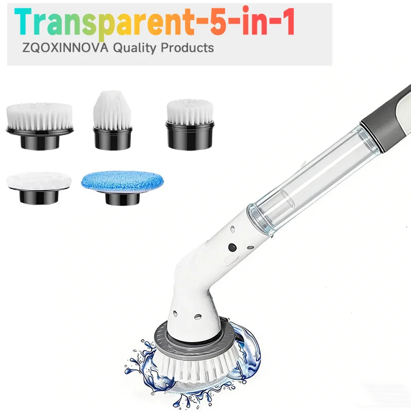 Effortless clean; Electric scrubber