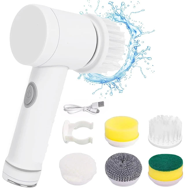 Effortless clean; Electric scrubber