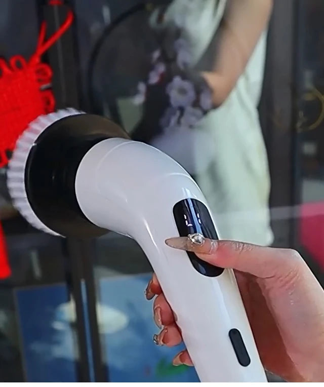 Effortless clean; Electric scrubber