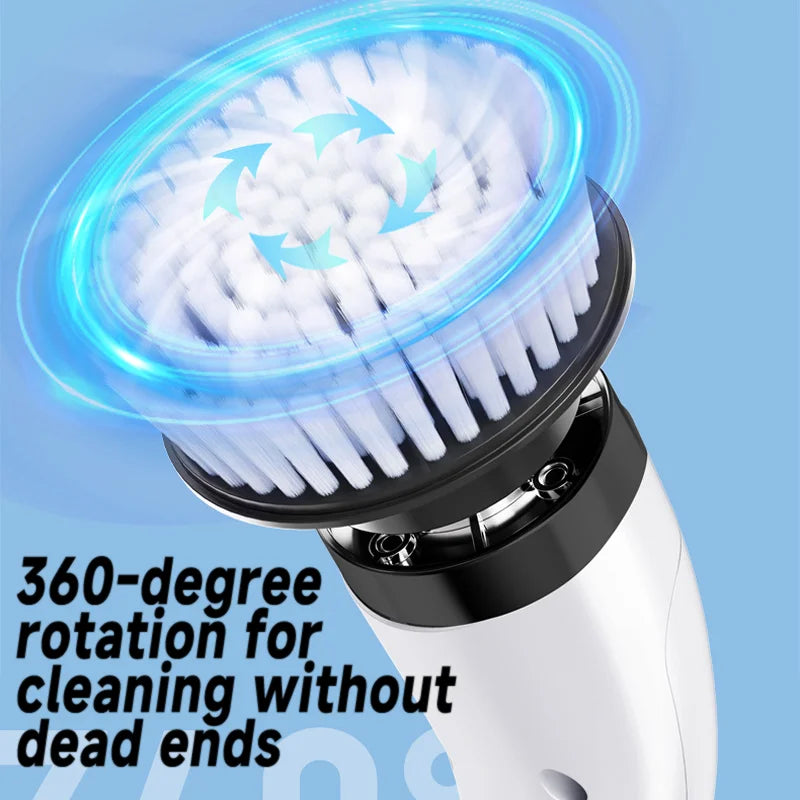 Effortless clean; Electric scrubber