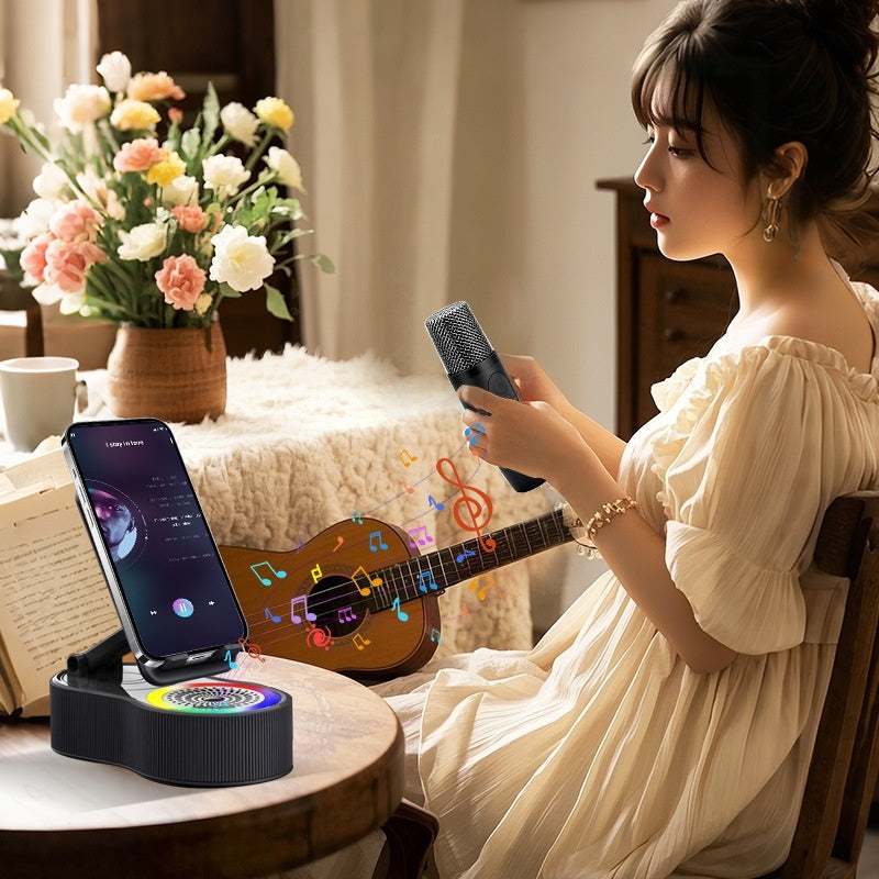 All-In-One Rotating Stand Speaker & Power Bank